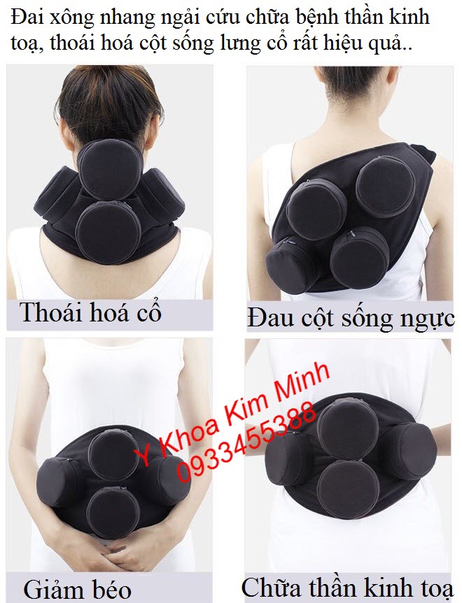 Chữa bệnh và phục hồi thần kinh toạ, thoái hoá cột sống lưng cổ bằng đai xông ngải cứu này rất hiệu quả - Y khoa Kim Minh Đai xông nhang ngải cứu chữa bệnh đau thần kinh toạ, thoái hoá cột sống lưng cổ rất hiệu quả - Y Khoa Kim Minh