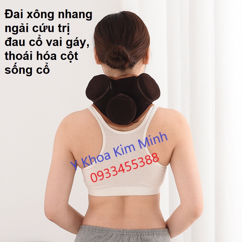 Đai xông nhang ngải cứu trị đau cổ, cột sống cổ