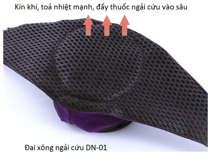 Thông số kỹ thuật đai xông ngải cứu chữa đau xương khớp DN-01