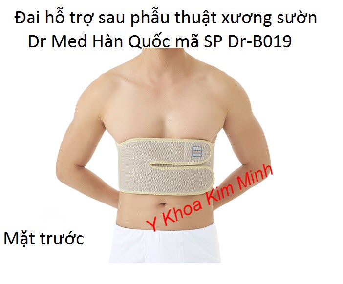 Đai cố định xương sườn sau khi mổ phẫu thuật Dr Med Hàn Quốc