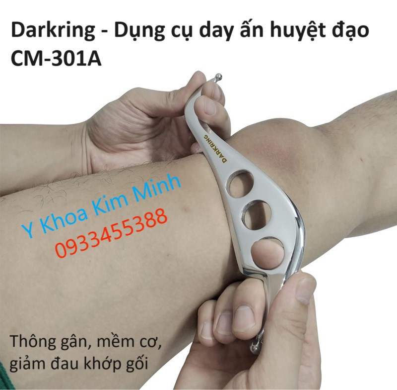 Darkring Fascial Tool CM-301A dụng cụ day ấn huyệt đạo bằng thép không gỉ