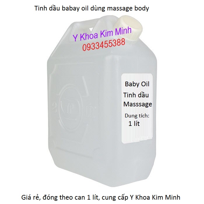 Tinh dầu massage baby oil giá sỉ - Y khoa Kim Minh Dia chi ban tinh dau baby oil dung cho massage gia si ban tai Tp Ho Chi Minh - Y Khoa Kim Minh