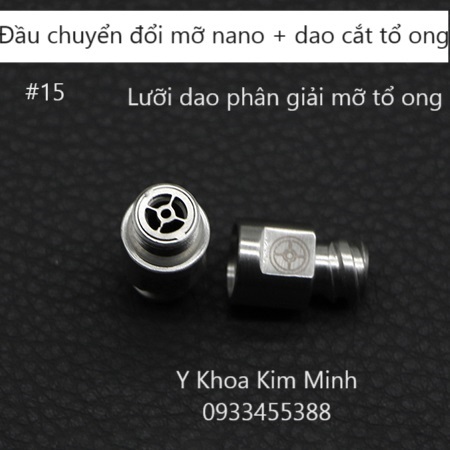 Đầu chuyển đổi mỡ nano và dao cắt phân giải mỡ hình tổ ong