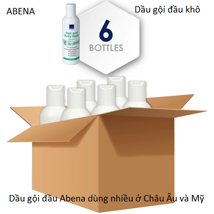 Y khoa Kim Minh cung cấp giá sỉ dầu gội đầu khô Abena Đan Mạch