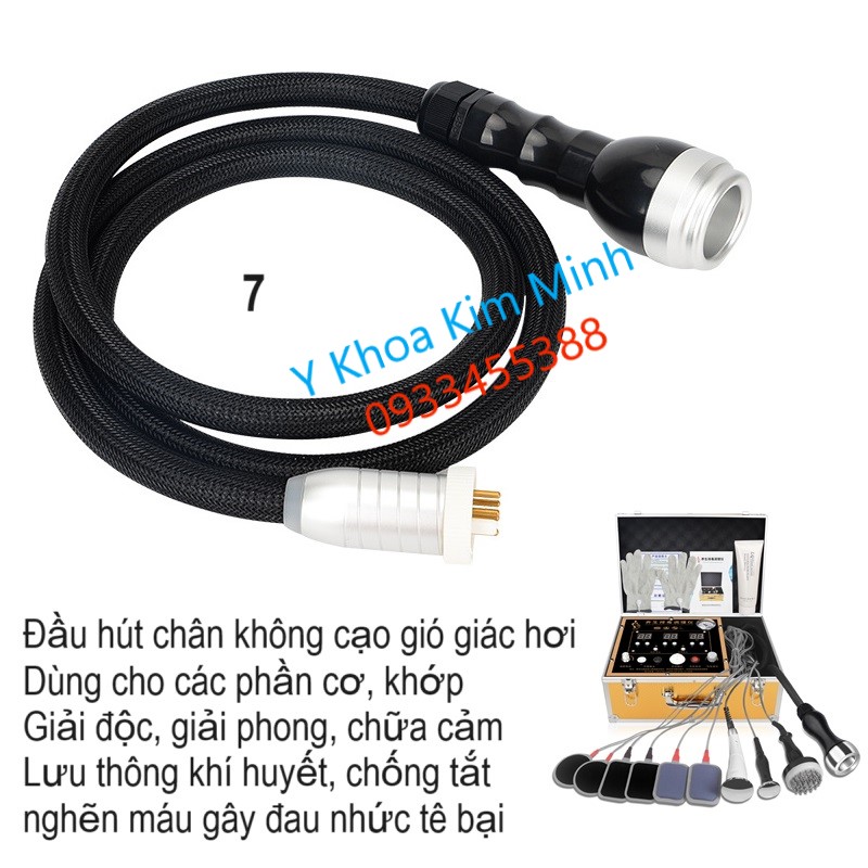 Đầu  hút chân không dùng giác hơi cạo gió của máy chạy điện DDS-9