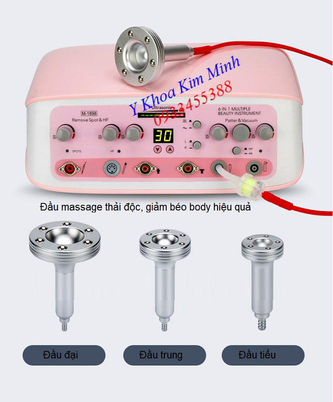 Tay cầm đi kem massage, tinh dầu massage giảm béo của máy chăm sóc da đa năng - Y Khoa Kim Minh