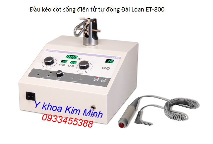 Đầu kéo giãn cột sống bằng điện tự đồng nhập khẩu Đài Loan ET-800 - Y Khoa Kim Minh