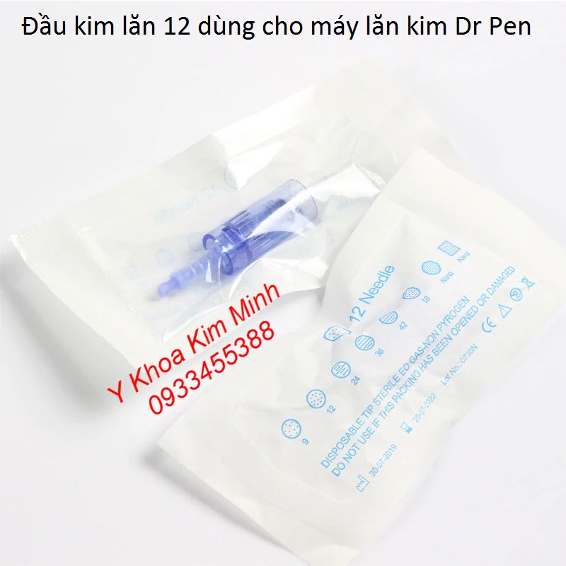 Đầu lăn kim 12 máy Dr Pen