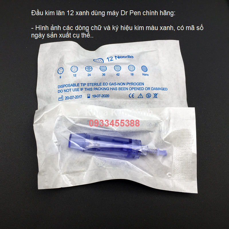 Hình anh dau lan kim dr Pen xanh chinh hang - Y Khoa Kim Minh