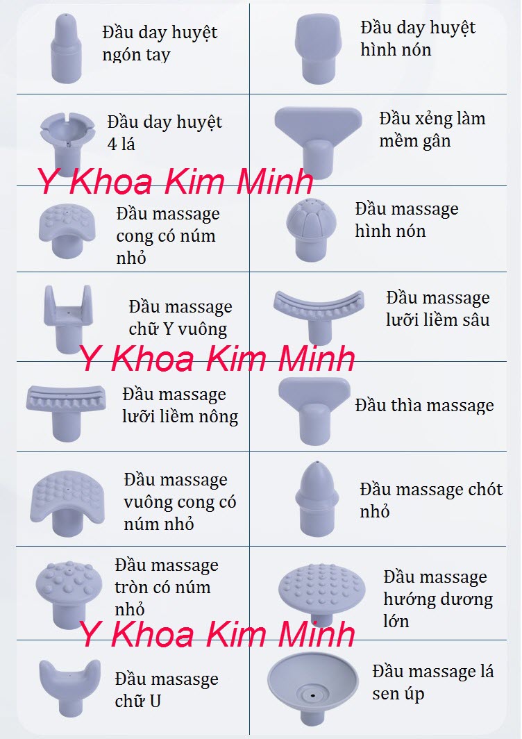 Đầu massage trị liệu cơ xương khớp của súng massage HL-003