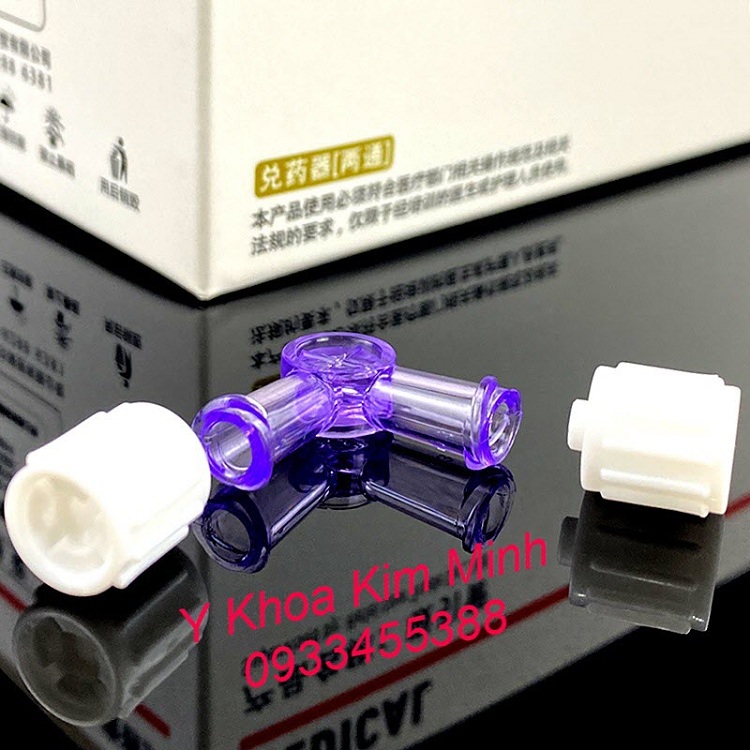 Đầu nối 2 bơm tiêm hoà trộn mỹ phẩm dạng lỏng