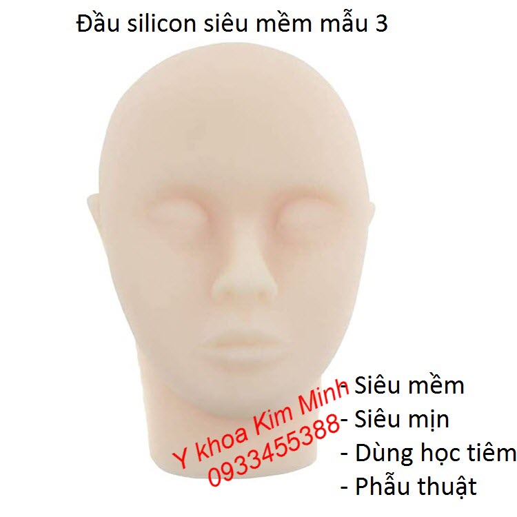 Đầu silicon giả người siêu mềm mịn dùng học tiêm chích thẩm mỹ - Y khoa Kim Minh