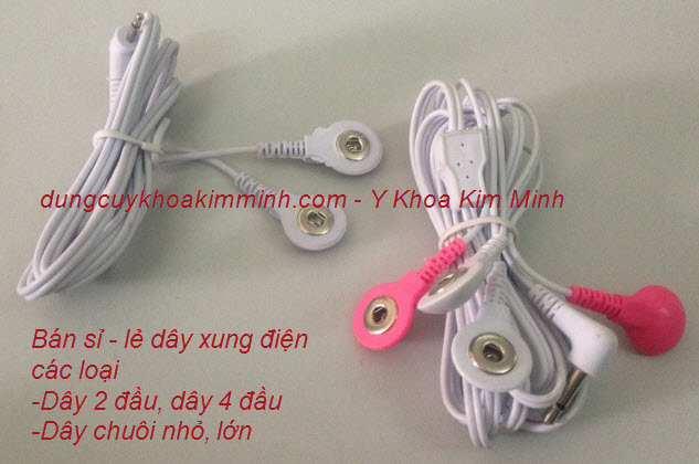 D&acirc;y nối cắm miếng d&aacute;n m&aacute;y xung điện vật l&yacute; trị liệu