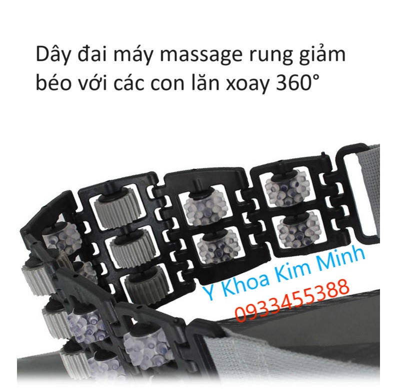 Dây đai của máy massage rung giảm béo bụng MR301