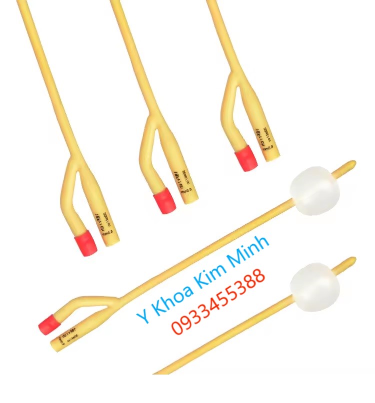 Dây thông tiểu 2 nhánh có bóng dùng cho bệnh nhân nữ