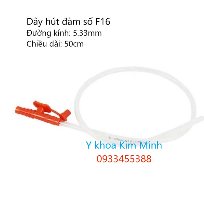 Dây hút dịch số 16 dùng cho người lớn