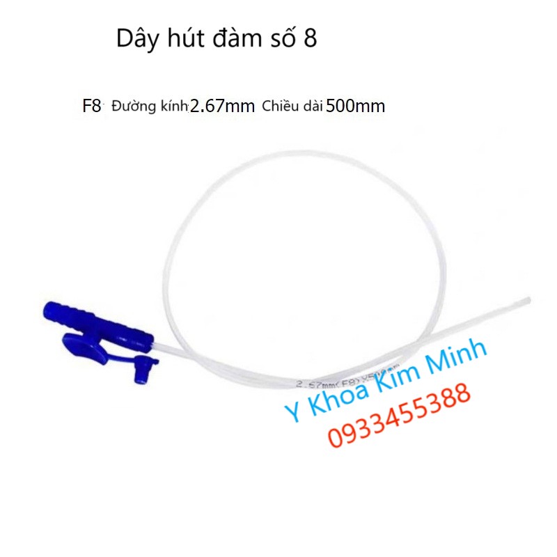 Dây hút đàm số F8 dùng cho trẻ em