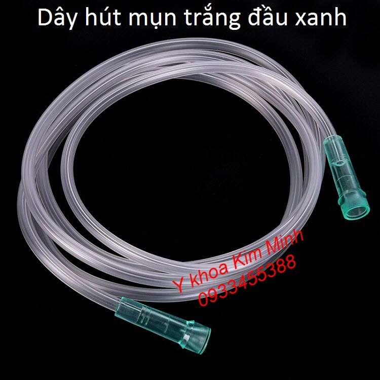 Dây hút mụn màu trắng đầu màu xanh
