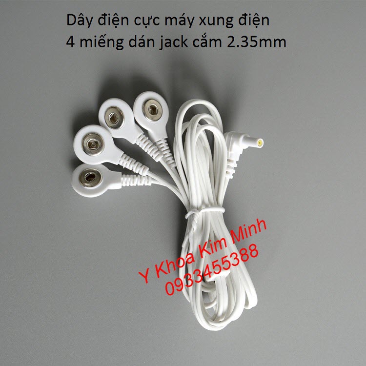 Dây nối điện cực máy massage xung điện điều trị giảm đau