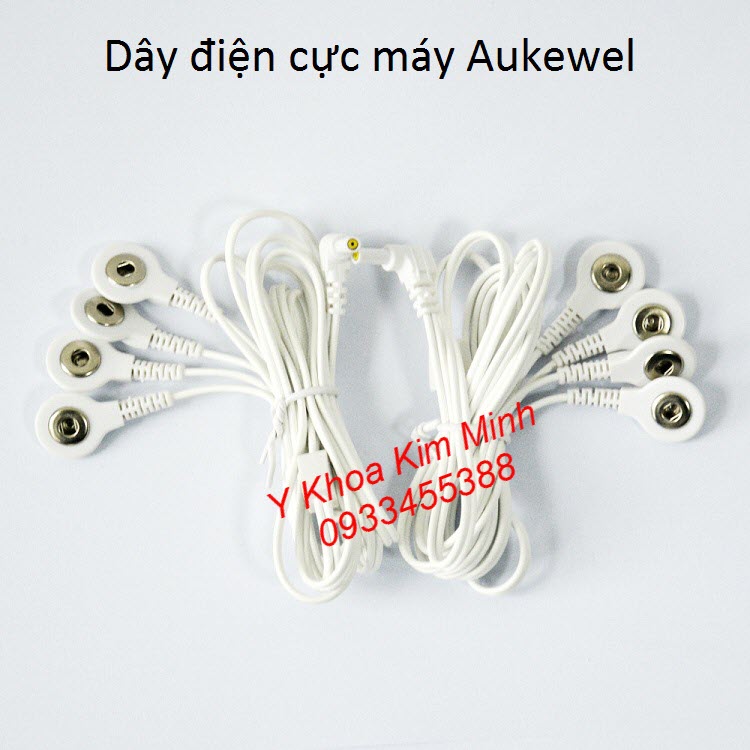 Dây điện cực nối máy xung điện Aukewel 8 miếng dán