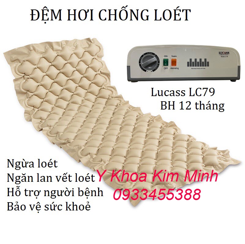 Đệm hơi chống hình thành vết loét Lucass LC79 chính hãng