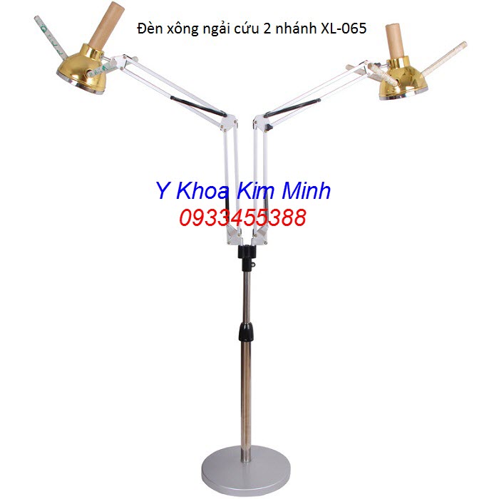 Đèn đốt ngải cứu 2 nhánh dùng trong ngành vật lý trị liệu - Y Khoa Kim Minh