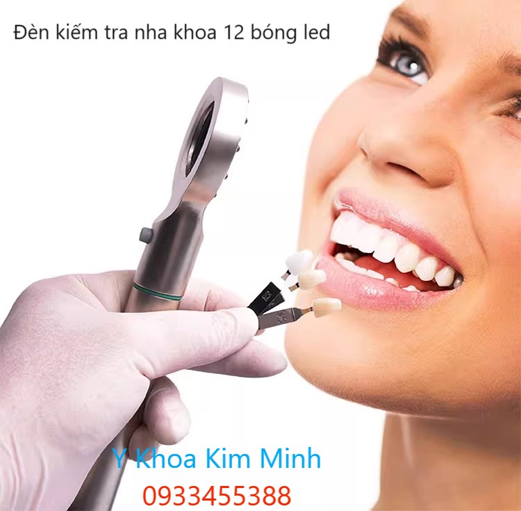 Đèn khám răng nha khoa sử dụng kiểm tra tình trạng chỉnh sửa răng, đặt răng giả giúp khách hành yên tâm tin tưởng