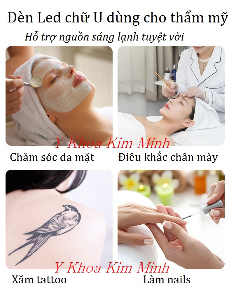 Đèn Led chữ U ánh sáng lanh UL-45W dùng cho ngành chăm sóc da