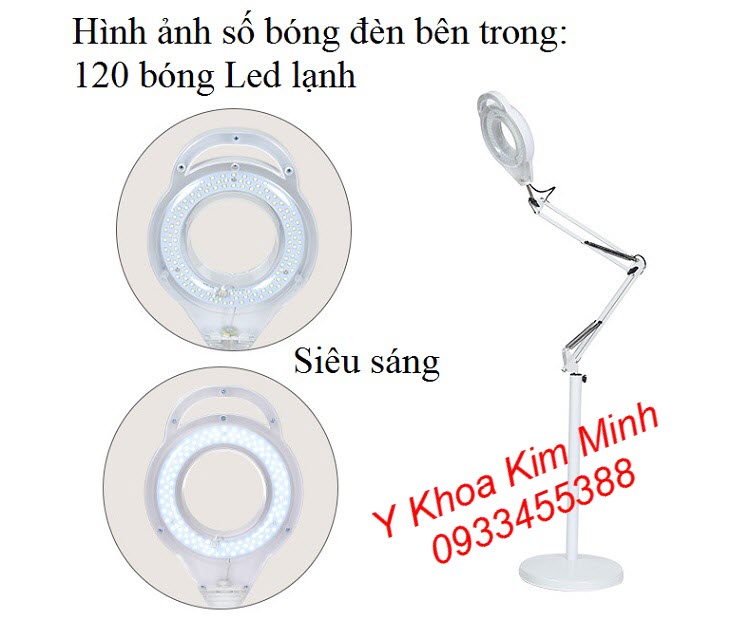 Đèn Lúp Led 120 bóng siêu sáng chất lượng cao bán tại Y Khoa Kim Minh