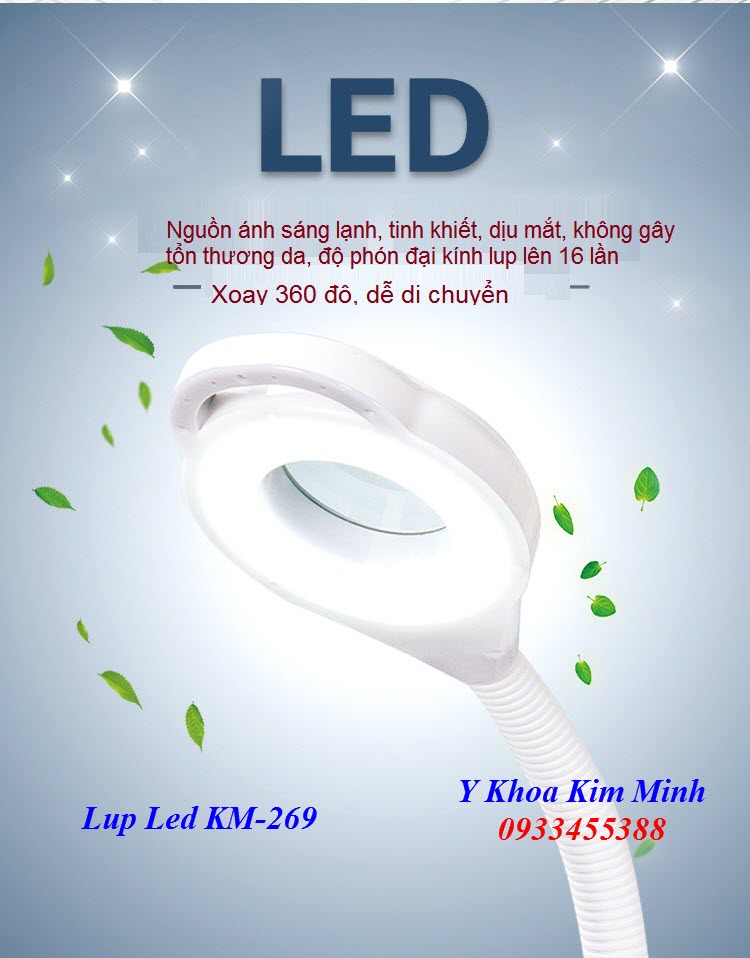 Nguồn ánh sáng Led lạnh, có tăng giảm cường độ ánh sáng - Y khoa Kim Minh Đèn lúp led ánh sáng lạnh có tăng giảm cường độ sáng bán tại Y Khoa Kim Minh 0933455388