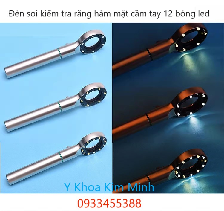 Đèn Led soi kiểm tra răng hàm mặt cầm tay 12 bóng led bán ở Tp.HCM