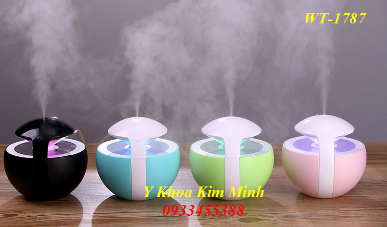 Đèn xông phòng sóng siêu âm ultrasionic ion điện led 7 màu WT1787 - Y khoa Kim Minh 0933455388