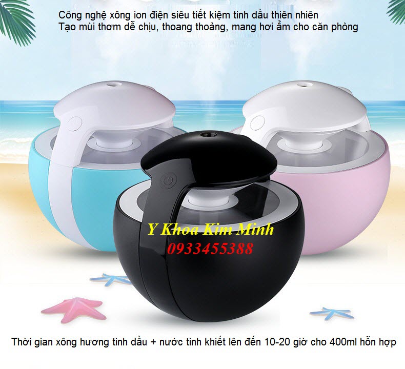 Noi ban den xong tinh dau thien nhien ion dien Led 7 mau WT-1787 - Y khoa Kim Minh 0933455388