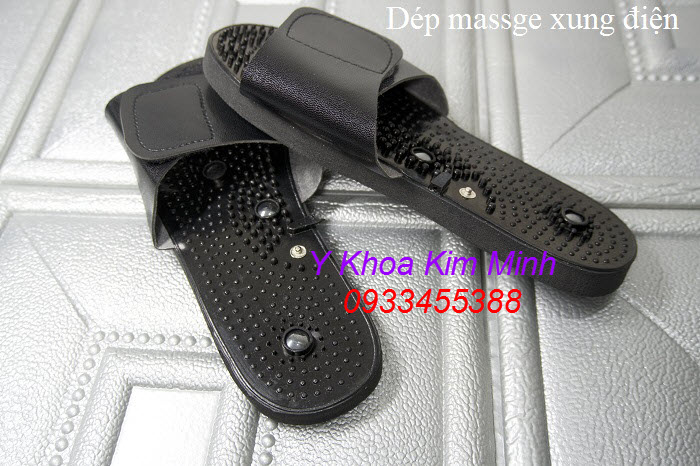 Dép massage điều trị bàn chân dùng cho máy trung tần trị liệu K18BX - Y khoa Kim Minh Dép massage xung điện dùng cho máy điều trị trung tần K18BX - Y khoa Kim Minh
