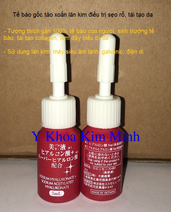 Địa chỉ b&aacute;n serum tế b&agrave;o gốc lăn kim tảo xoắn Nhật Bản Y Khoa Kim Minh