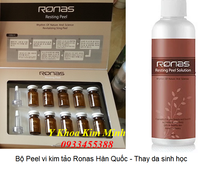 Bộ vi kim tao Ronas Peel thay da sinh học Hàn Quốc - Y khoa Kim Minh Bo peel vi kim tao Ronas Peel thay da sinh hoc Han Quoc - Y khoa Kim Minh
