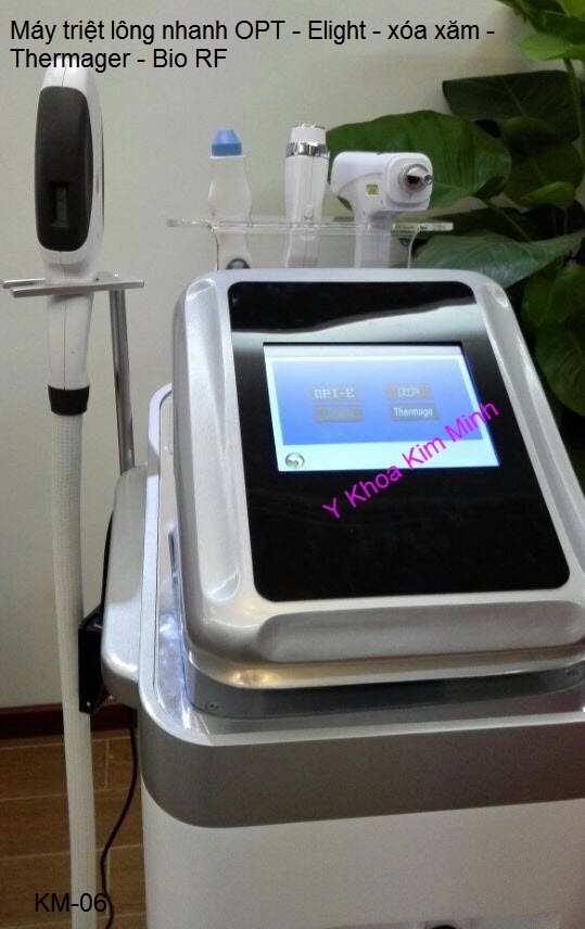 Dia chi nhap khau ban may triet long nhanh OPT Elight KM-06 Y Khoa Kim Minh