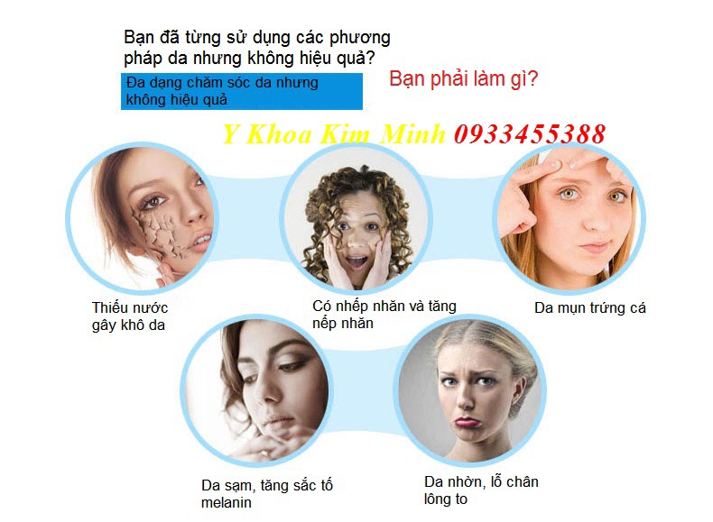 Điều trị da nám sạm, da thiếu nước, dưỡng trắng da ở đâu tại Tp Ho Chi Minh với máy mesogun nano - Y khoa Kim Minh 0933455388