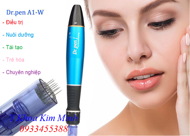 Bán Máy lăn kim Dr Pen A1-W có sạc tích điện - Y khoa Kim Minh 0933455388