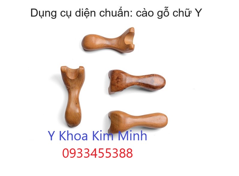 Dụng cụ diện chuẩn bằng gỗ: cào gỗ chữ Y