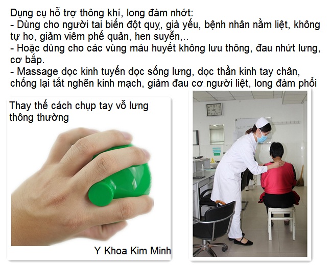 Dụng  cụ hỗ trợ đường thở, cốc silicon giúp long đờm nhớt, vỗ lưng massage giảm đau nhứt cơ bắp, thông máu - Y khoa Kim Minh