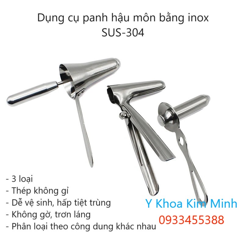 Dụng cụ panh nong hau mon noi soi kiem tra y te bang inox 304