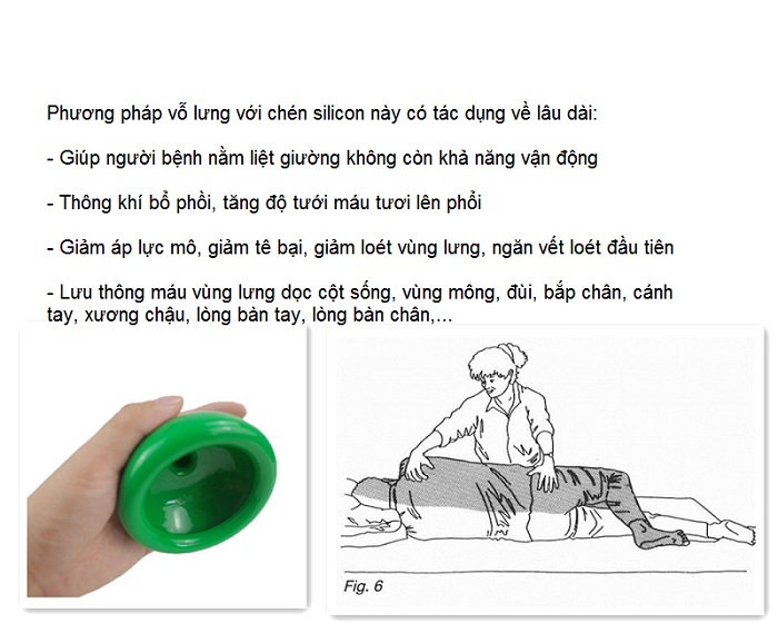 Dụng cụ phục hồi chức năng, chén massage lưng, dụng cụ hỗ trợ người tai biến - Y khoa Kim Minh