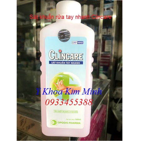 Dung dịch rửa tay nhanh dùng cho bác sĩ trước và sau khi phẫu thuật y tế Clean Care