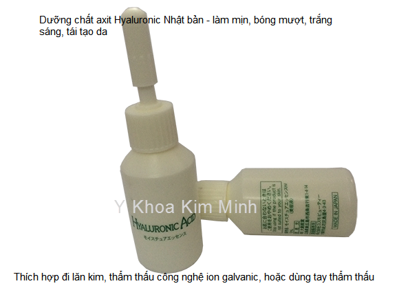 Serum HA Hyaluronic Acid tham gia vao tai tao collagen va bieu bi, giu am cao Y Khoa Kim Minh