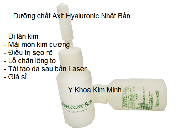 Axit Hyaluronic dieu tri sau khi dieu tri theo ro, lan kim, Nhat Y khoa Kim Minh