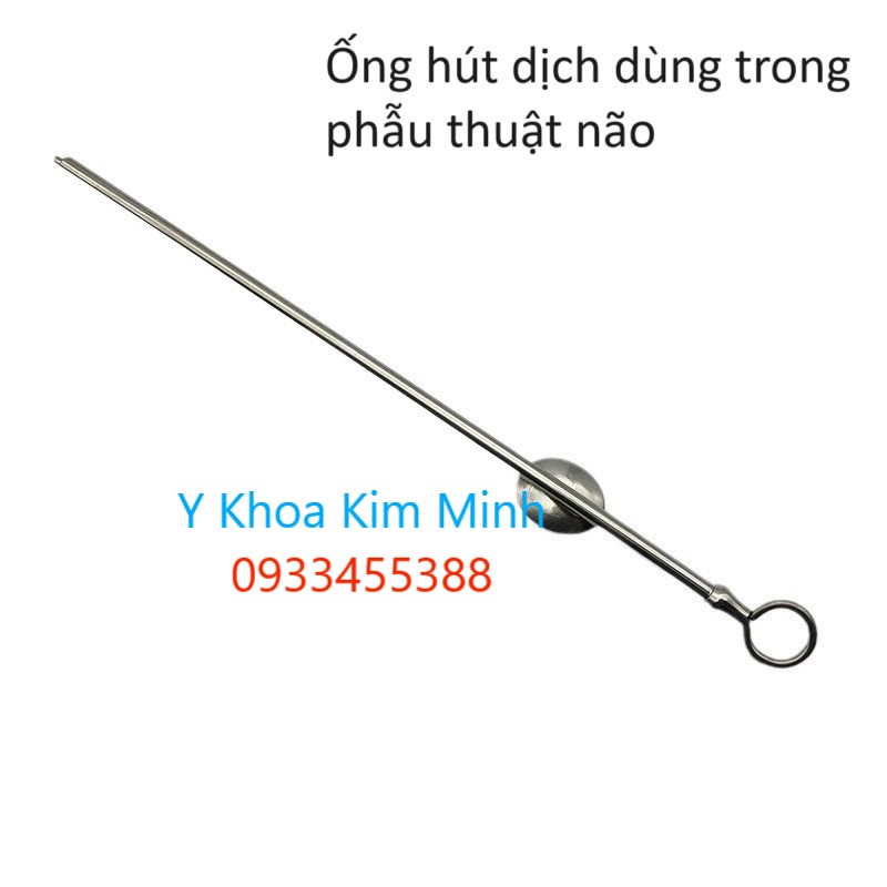 Bộ ống hút dịch não dùng trong phẫu thuật não bộ như hút dịch não, hút thủy não