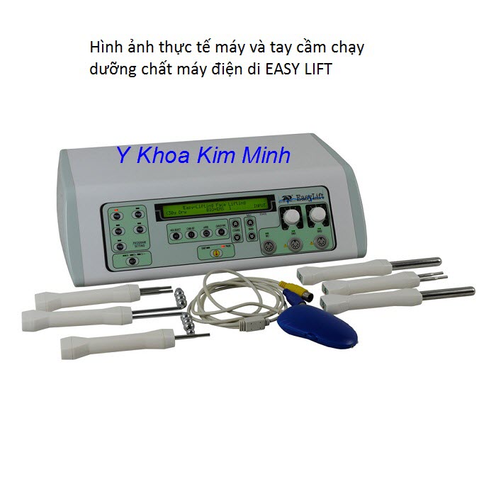 Hình ảnh thực tế máy chạy dưỡng chất mở tế bào công nghệ điện di mesoderm - Y khoa Kim Minh