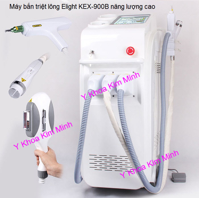 May triet long3 tay cam Elight IPL RF Laser Yag 3 trong 1 KEX-900B Y Khoa Kim Minh