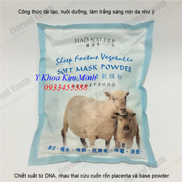 Y khoa Kim Minh cung cấp bán bột mặt nạ nhau thai cuu dap trang sang da - Y khoa Kim Minh